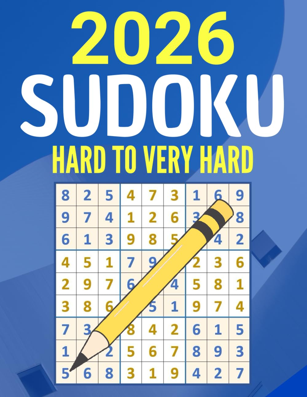 Sudoku Puzzle Book for Adults: Hard to Very Hard Sudoku Book for Adults with full Solutions | A Brain Exercise Book for Stress Relief