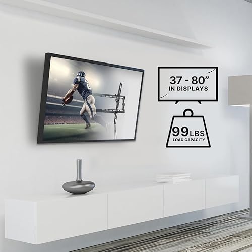 Miniatura 6 de Vanco Soporte de pared inclinable para TV con soporte de pared para TV, perfil delgado, compatible con VESA, soporte de TV inclinable de 600 x 400 o