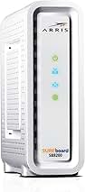 ARRIS (SB8200-RB) - Cable Modem - Fast DOCSIS 3.1 32x8 Gigabit Cable Modem , Approved for Comcast Xfinity, Cox, Charter Spectrum, & more | 1 Gbps Max Internet Speed, 4 OFDM Channels - Renewed