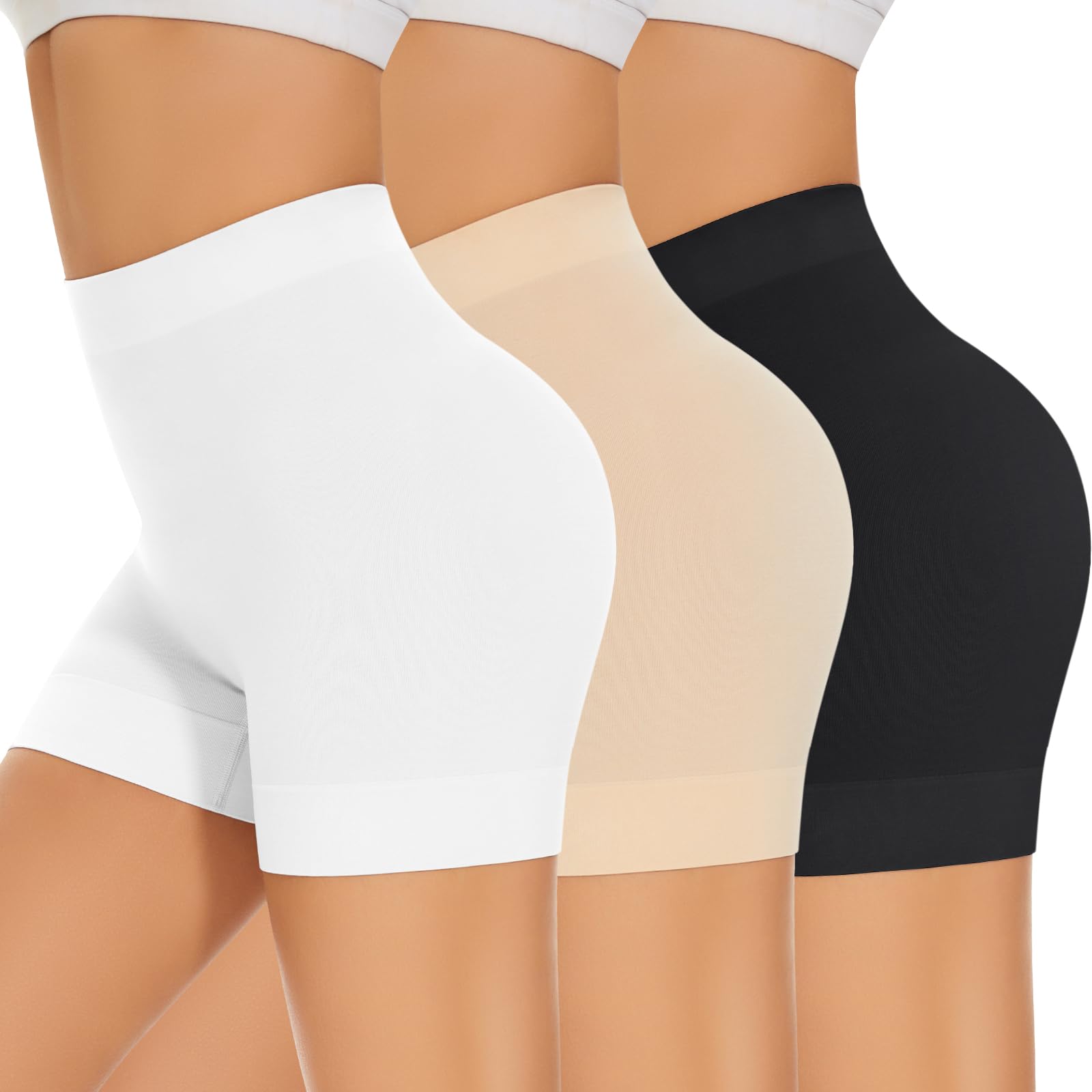 SIMIYA Radlerhose Damen Kurze Unter Kleid Rock Anti Scheuern Hotpants Kurze Leggings Damen Boxershorts Bequem Elastisch Unterhosen für den Alltag