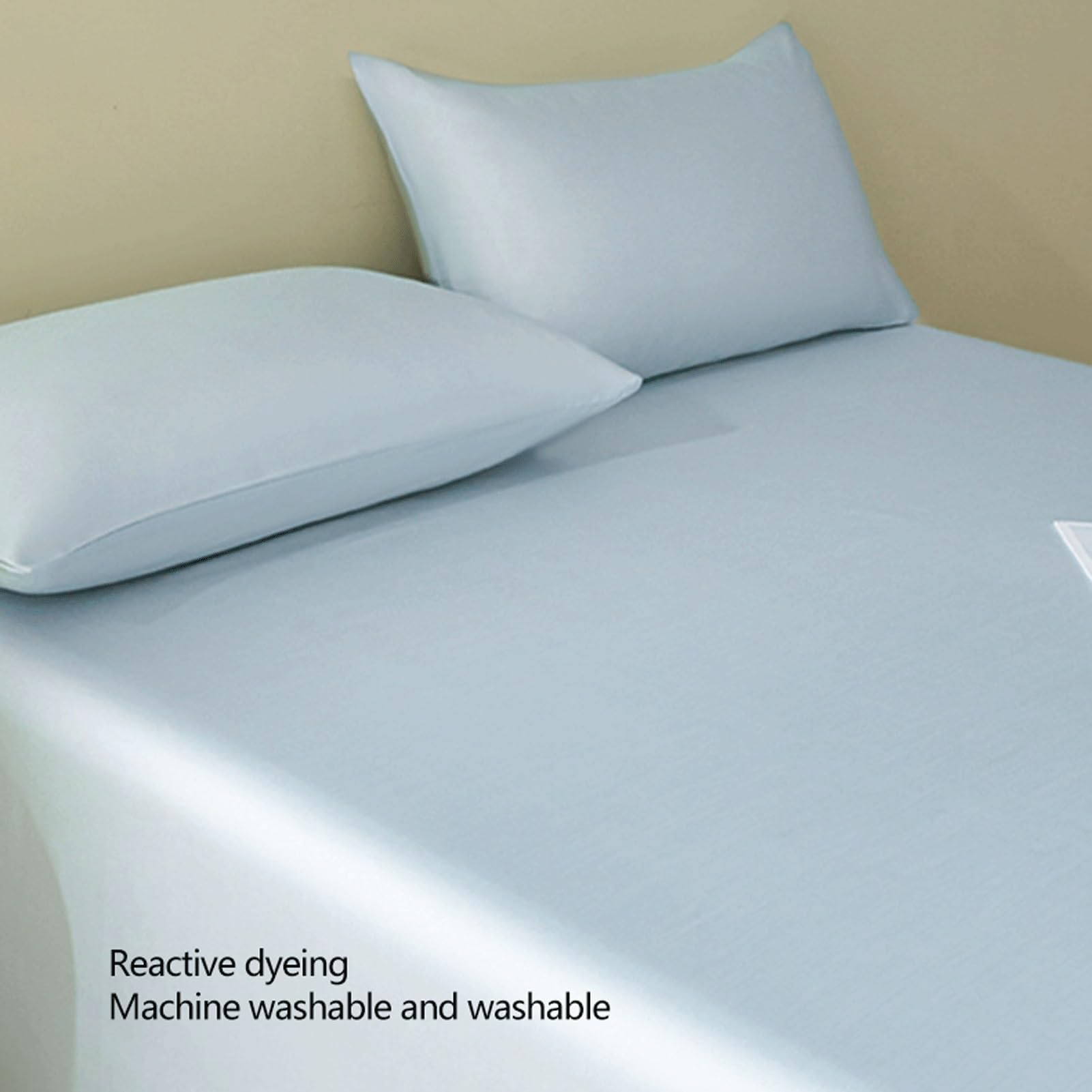 Sábana Encimera 160x230cm a 245x265cm Sábana Plana de Tencel de 500 Hilos Transpirable Ultra Suave para Cama 90cm a 200cm(White,245x265cm+48x74cm x2)