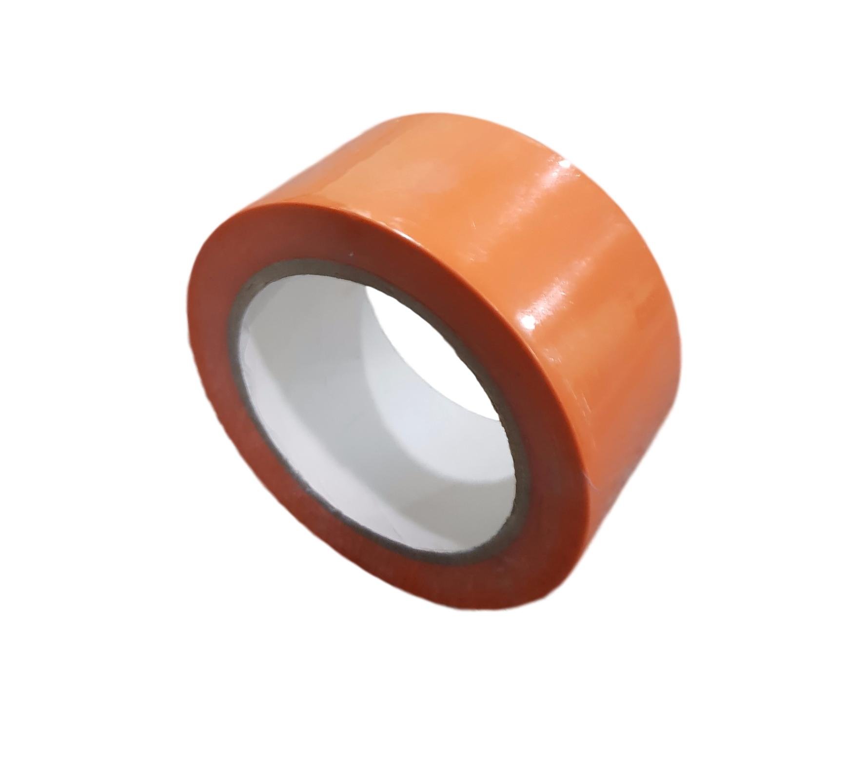 UNIVERS GRAPHIQUE lot de 36 - Rouleau de masquage PVC orange Format 33 m x 50 mm - Ruban adhésif de Chantier, Btp, Bâtiment, Travaux de plâtrage et peinture. Isolant