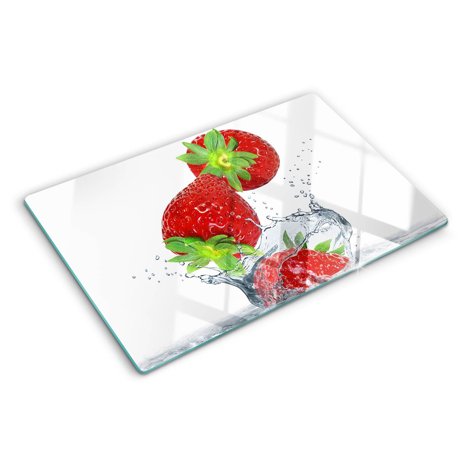 Tapis de découpe verre trempé 80x52 cm protection plaque induction cuisson Tulup