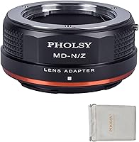 Vista 8 de PHOLSY Adaptador de Montura de Lente FTZ con Anillo de Control de Apertura para Lentes Nikon F (Tipo G) a Cuerpo de Cámara Nikon Z Compatible