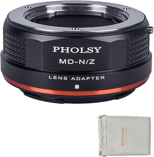 Miniatura 8 de PHOLSY Adaptador de Montura de Lente FTZ con Anillo de Control de Apertura para Lentes Nikon F (Tipo G) a Cuerpo de Cámara Nikon Z Compatible