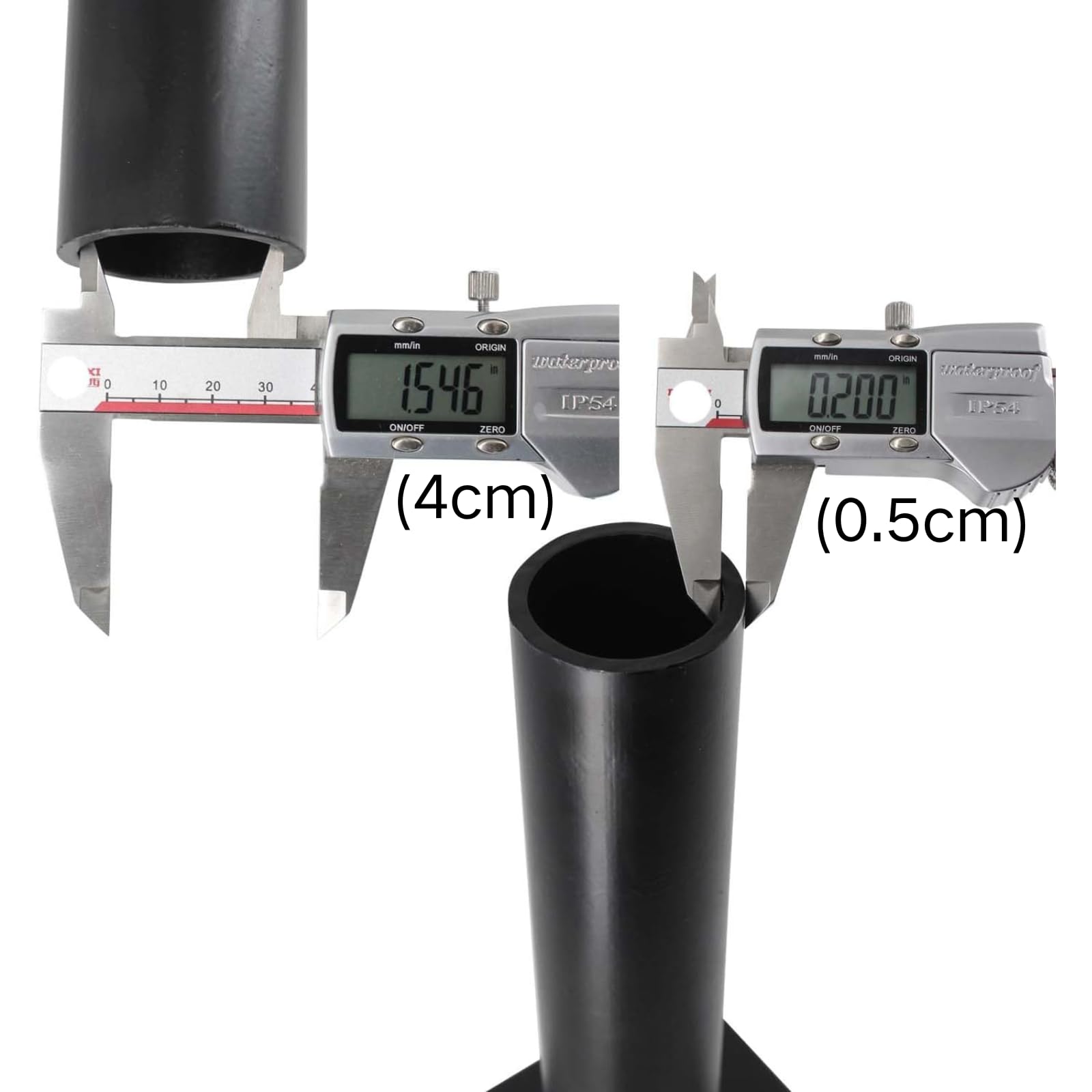 2 Stück 16.5-25.4cm pfostenstütze höhenverstellbar für Hub- und Stützbalken, Tragfähigkeit: 10.000 lb