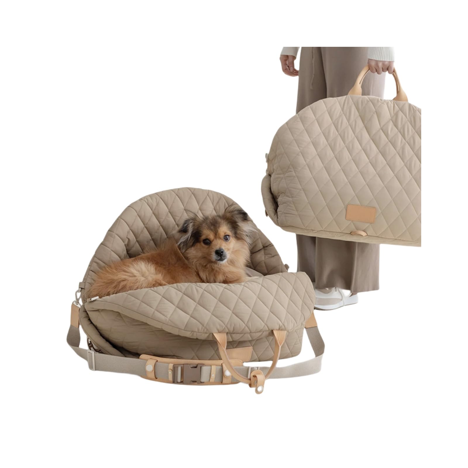 Amazon | Aikenn キャリートート 犬猫兼用 コットン チェック柄