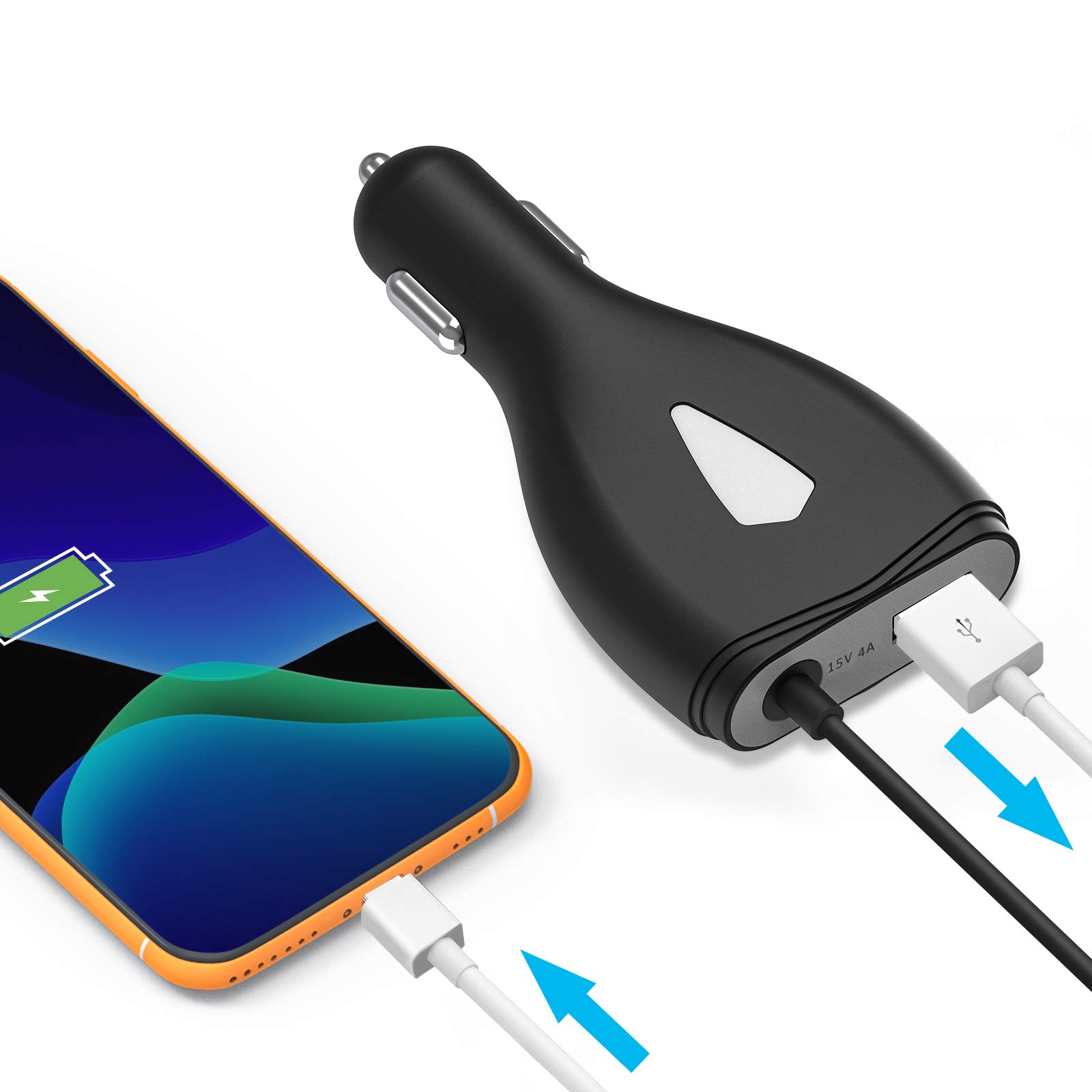 SUPERNIGHT Car Power Adapter Surface 60 W (15 V 4A) Surface Pro Charger Car Charger Car Charging Kabel voor Surface Book & Surface Pro 3 4 5 6 7 X, Surface Laptop SUPERNIGHT Car Power Adapter Surface 60 W (15 V 4A) Surface Pro Charger Car Charger Car Charging Kabel voor Surface Book & Surface Pro 3 4 5 6 7 X, Surface Laptop