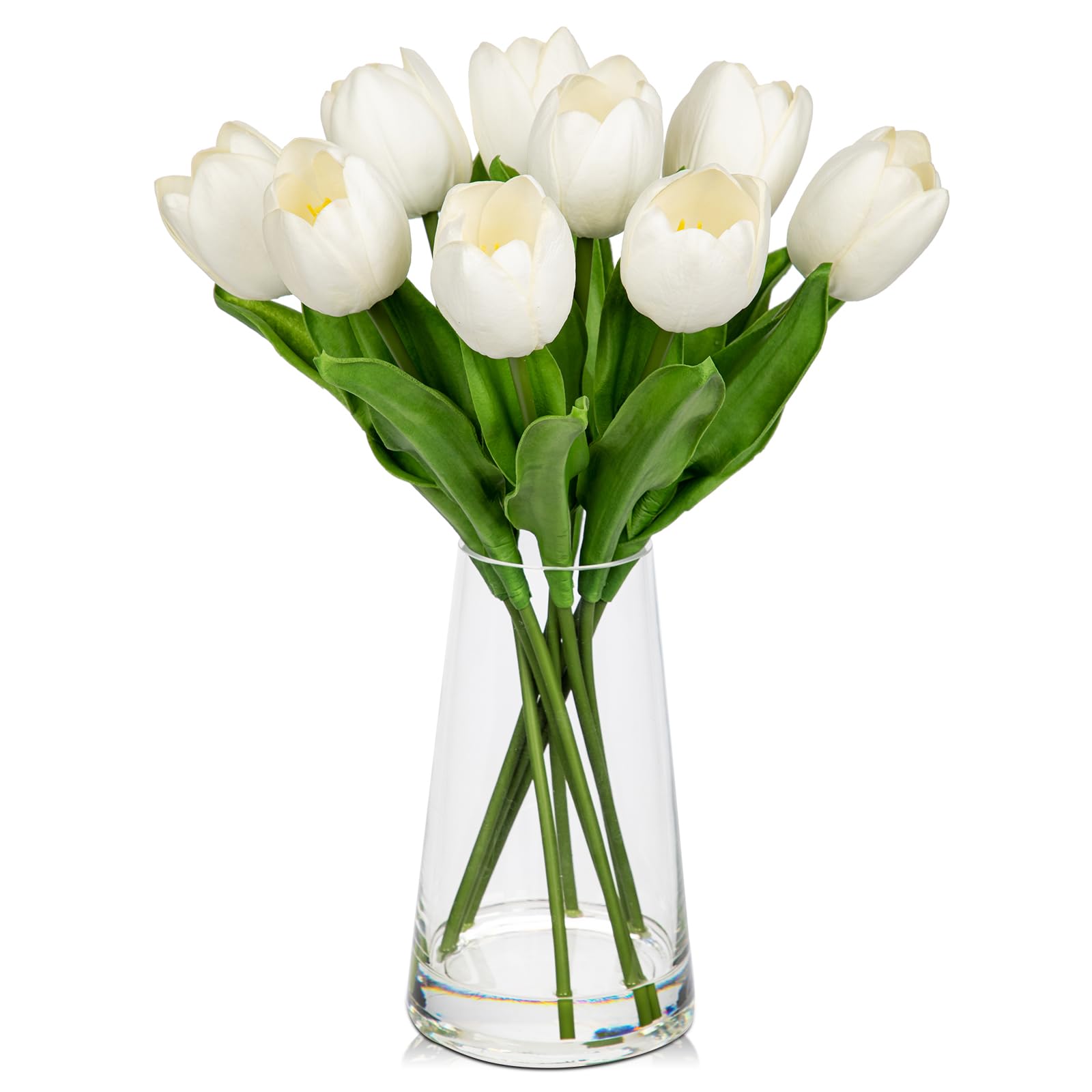 Arborus Fake Tulips in Vase