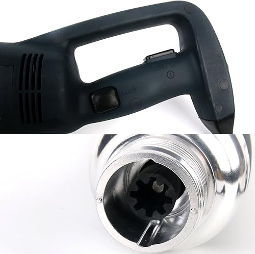 Miniatura 7 de Li Bai Batidora de inmersión comercial eléctrica de mano con eje desmontable de 10 pulgadas de potencia de 500 W, capacidad de 15 galones de acero