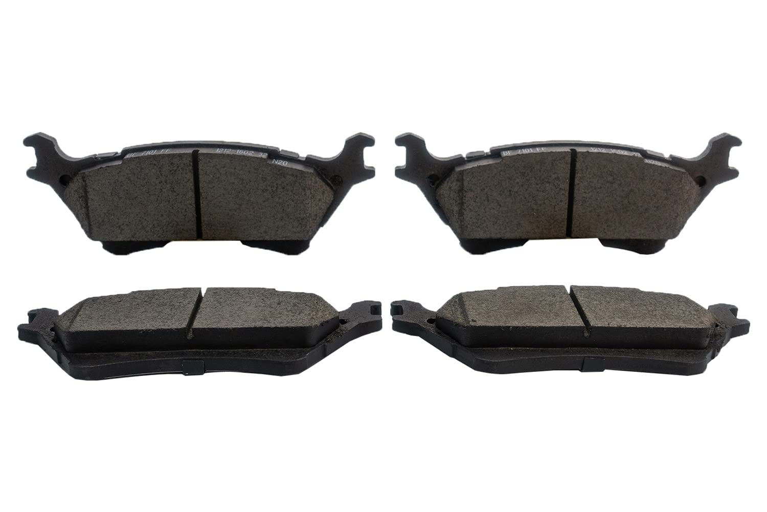Ceramic Rear Brake Pads Replacement For 2012-2020 Ford F-150 Hardware Kits Included - D1602