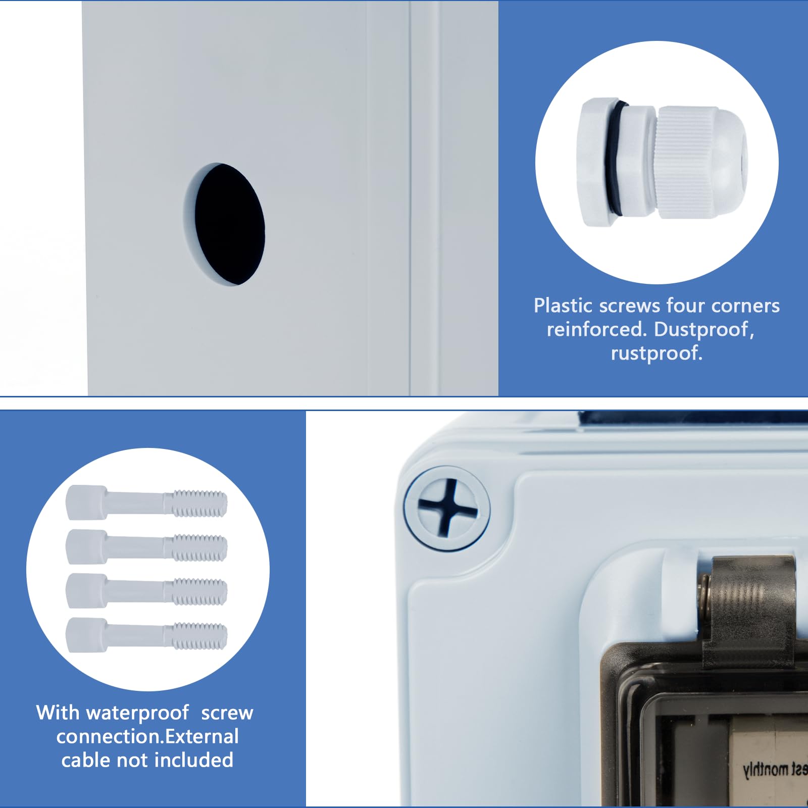 Distributore Corrente Esterno - 2 Prese 16A, IP67, Con Interruttore FI 32A - Foto 5