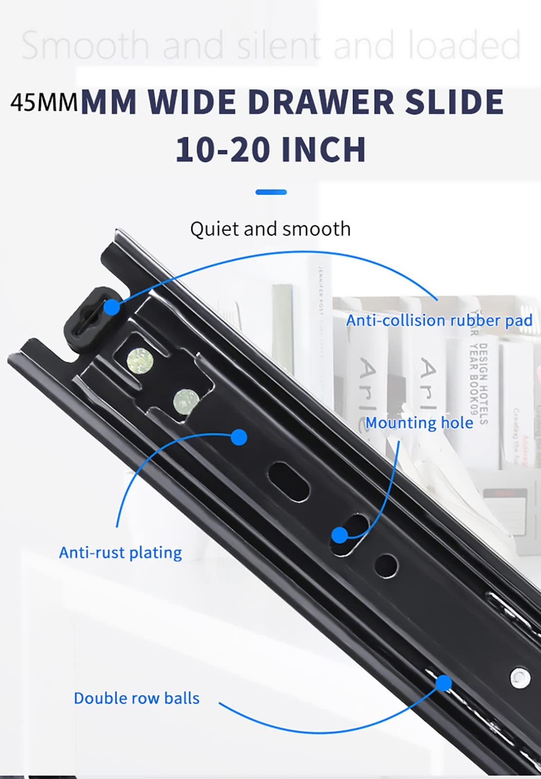 guide per cassetti, Guide for cassetti, guide for(250mm/10in)