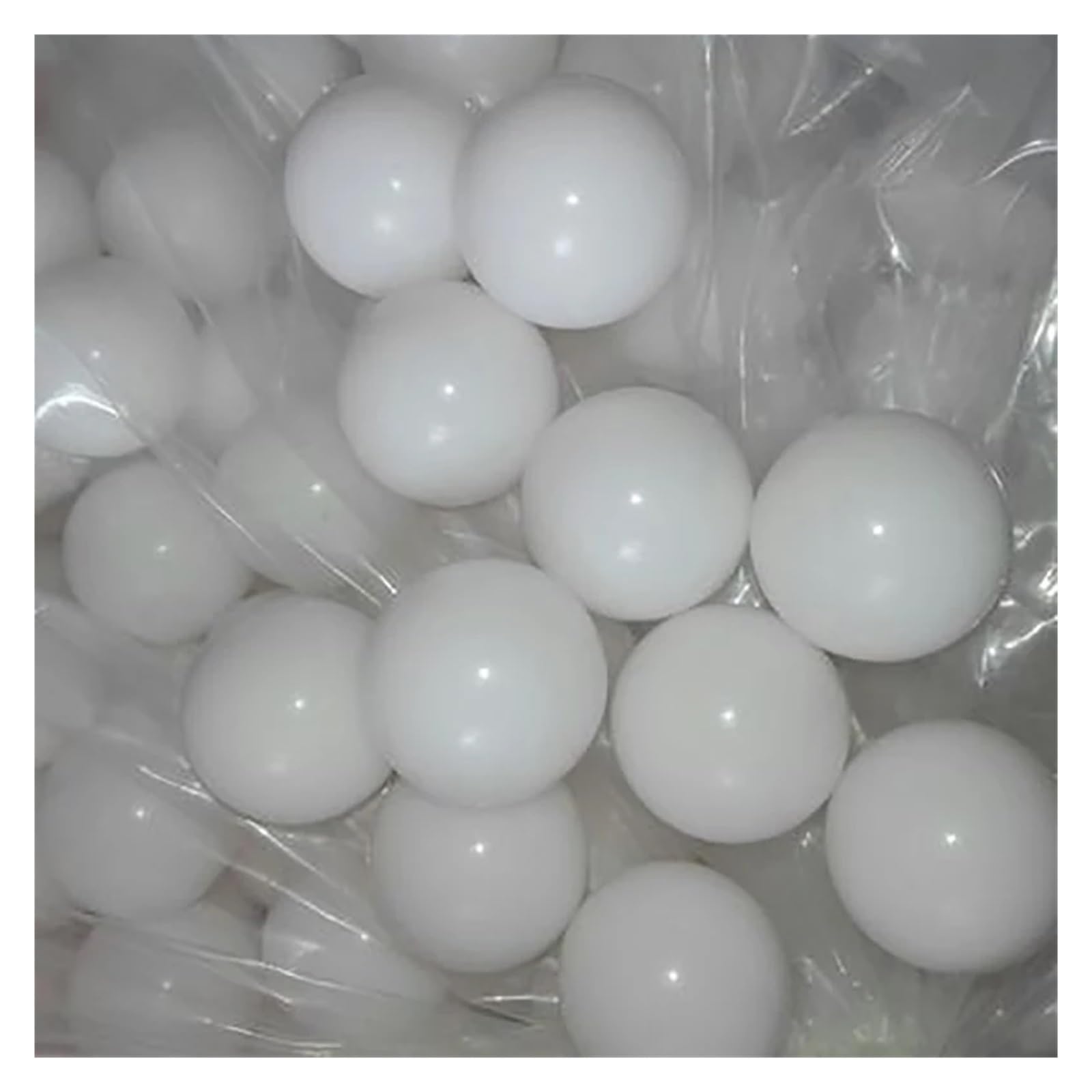 ZHGUIMING 5 à 500 pièces de diamètre 2 2,38 2,5 2,778 3 3,175 3,969 4 mm à 15,875 mm, billes en plastique POM blanches, billes lisses en polyformaldéhyde de précision solides(100pcs,14mm)