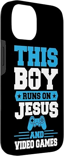 Miniatura 6 de iPhone 13 Este chico corre en Jesús y videojuegos Christian Gamer Case