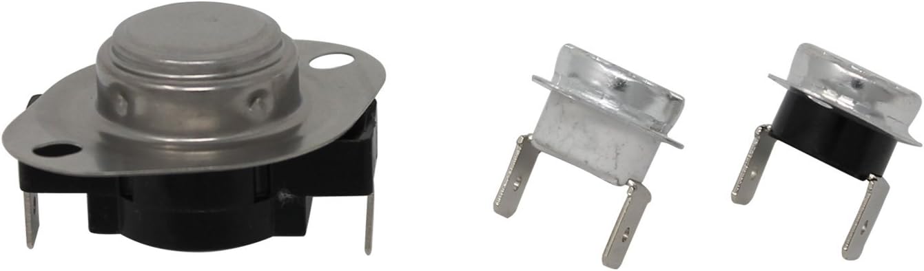 Close-up of thermostat components