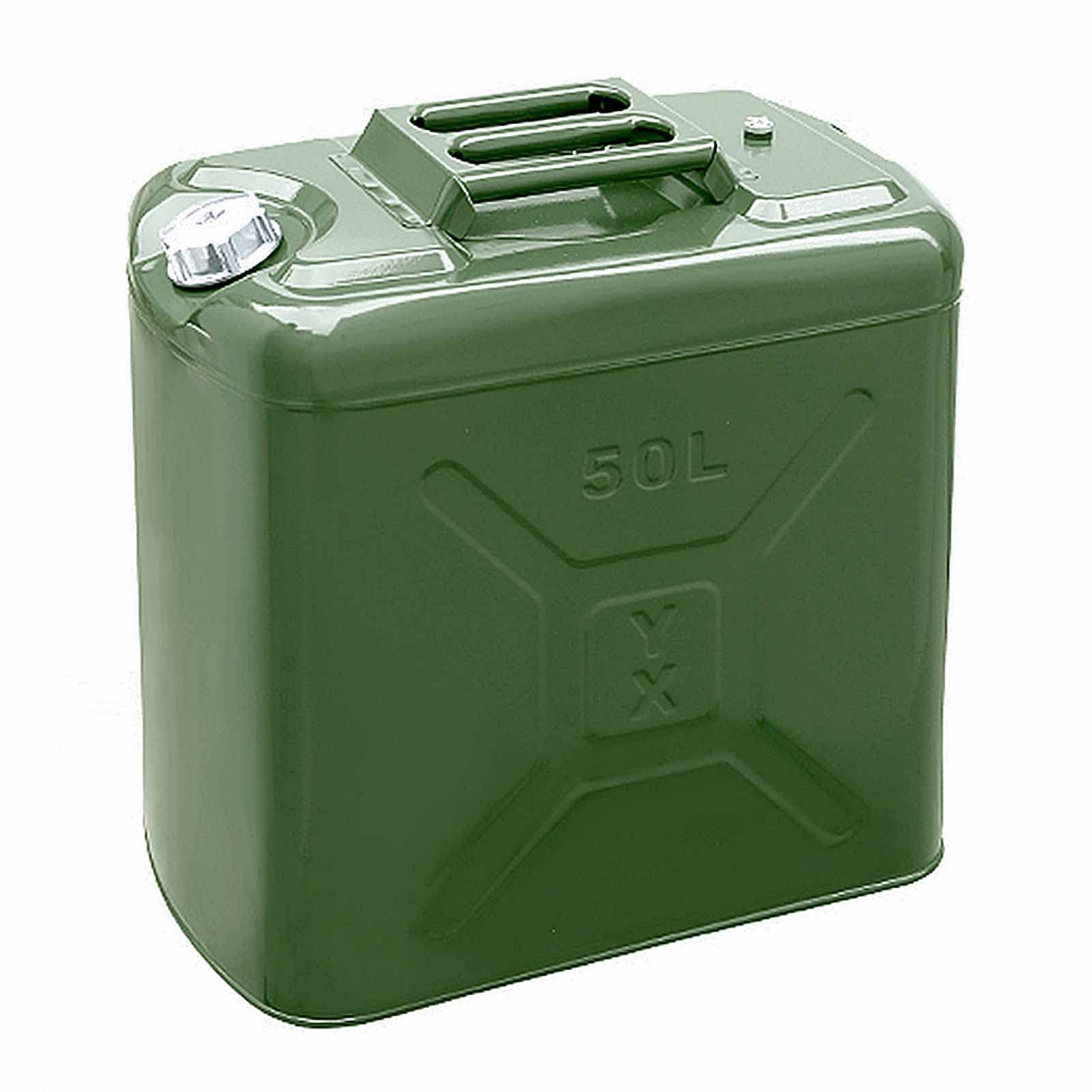 Jerrycan 50L 60L carburant essence diesel WUTONG bidon vert avec bec verseur amovible