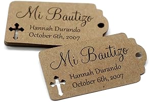 Mi Bautizo Tags For A Majestic Baptism Favor