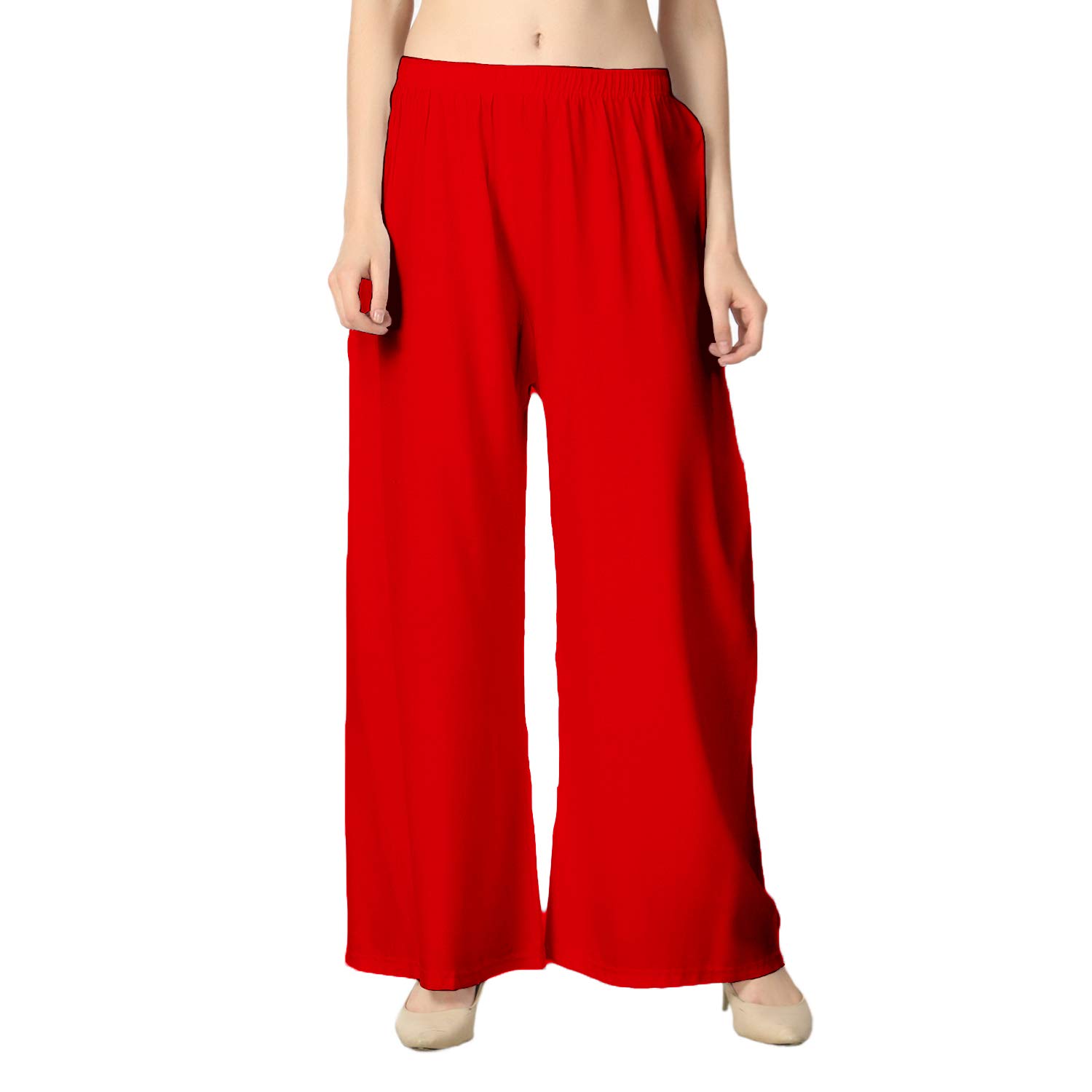 abacada's gajab Women's Rayon Plain Palazzo Pack of 1-picture-51