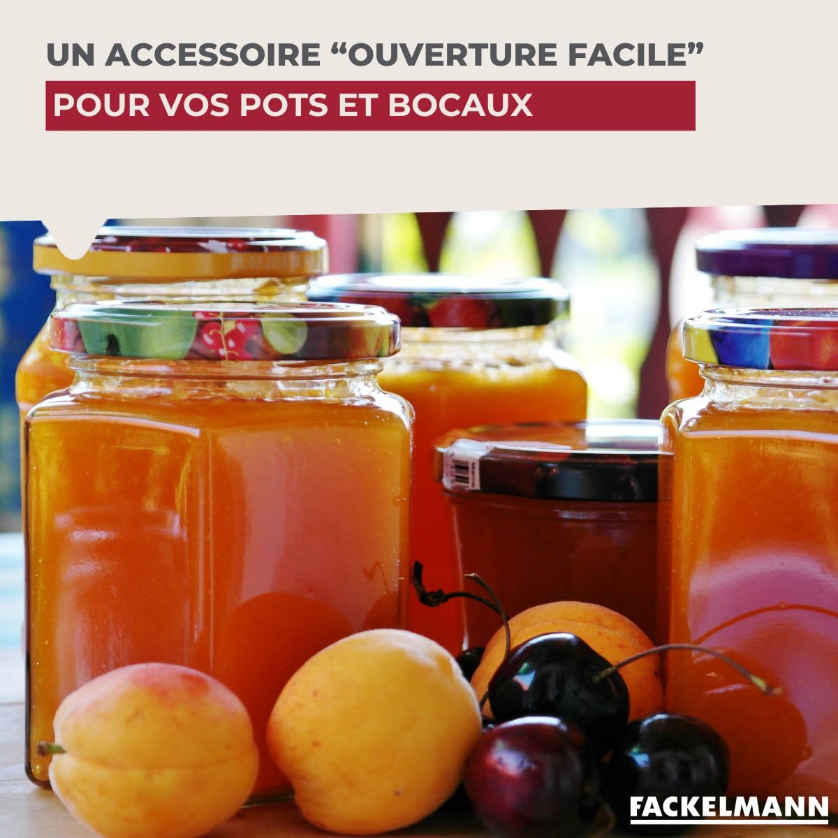 Fackelmann Ouvre bouteille 4 en 1, décapsuleur, ouvre boîte, ouvre bocal, Plastique, Noir, 14,5 x 4,5 x 2,5 cm