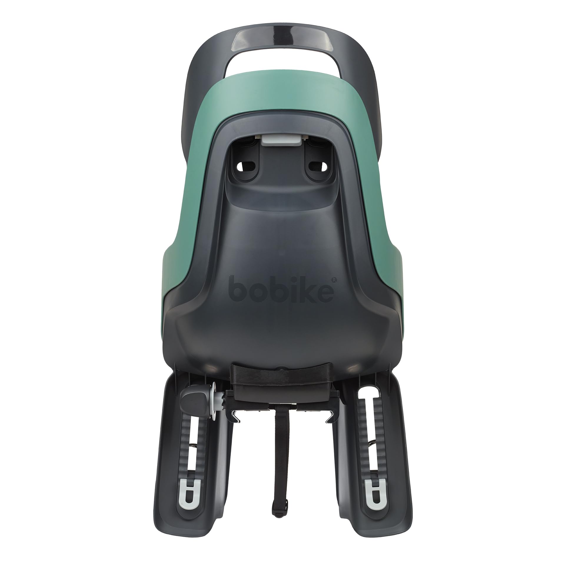 BOBIKE 8012600006 - tylna ławka rowerowa dla dzieci z systemem leżenia do rowerów z kołami biegowymi od 26" do 29", odpowiednia dla dzieci z mocowaniem w bagażniku, w kolorze mięty pieprzowej