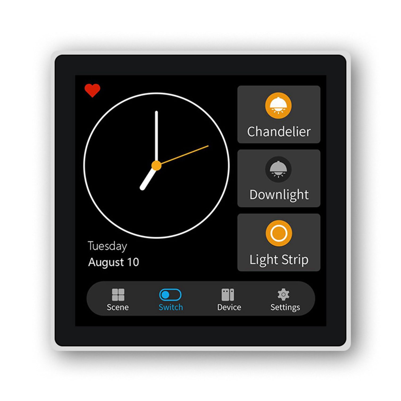3X Tuya Smart Home Multiple Zigbee Smart Home Panel de Control Panel de Interruptores de 4 Pulgadas Control de Pantalla Táctil En la Pared -Enchufe de la UE