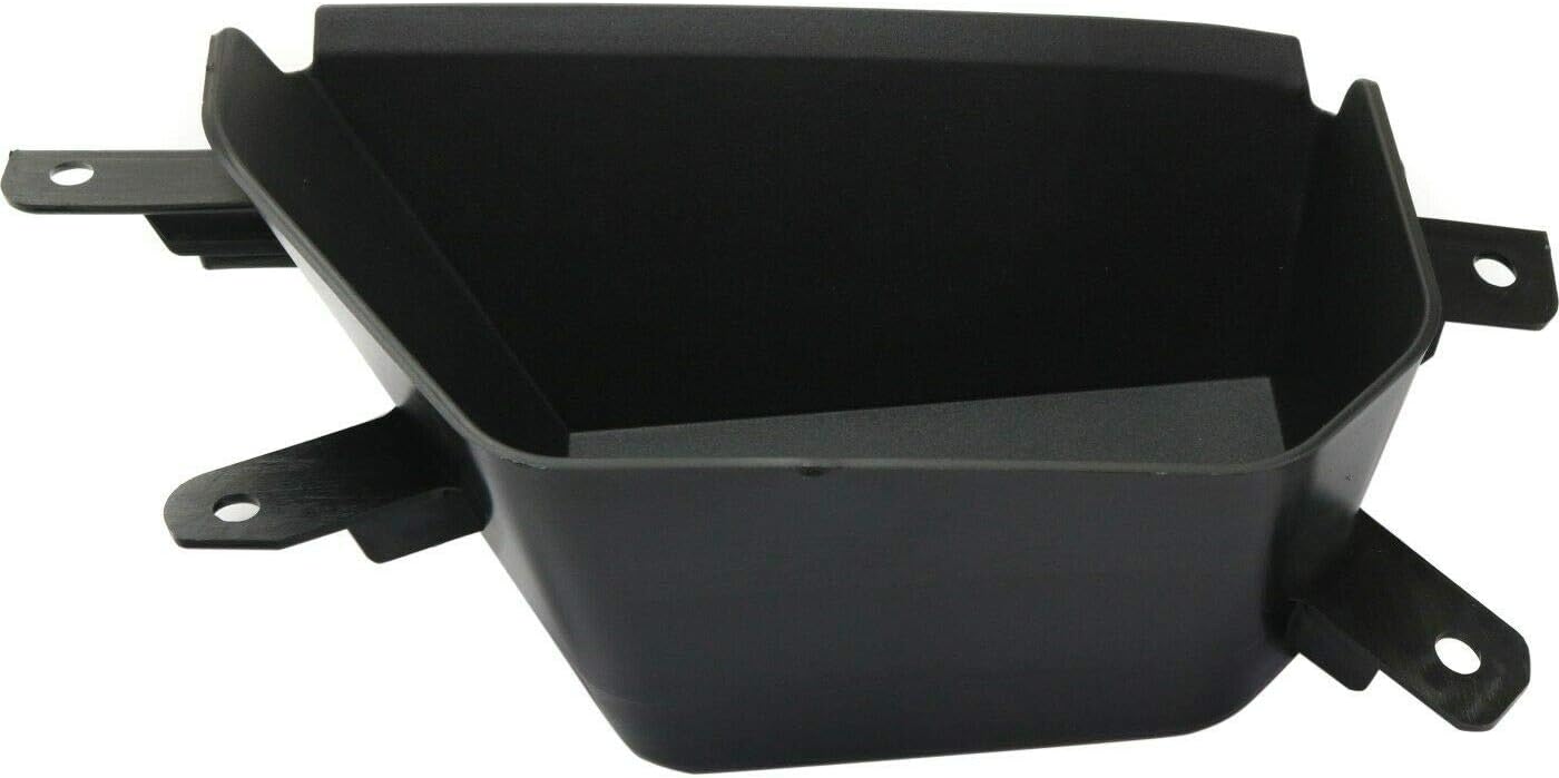 DAT AUTO PARTS Front Left Driver Side Bumper Insert Tow Hook Hole Cover Trim Molding Replacement for 2016 2017 2018 GMC Sierra 1500 Pickup Truck Black Textured Plastic GM1038193 23243486