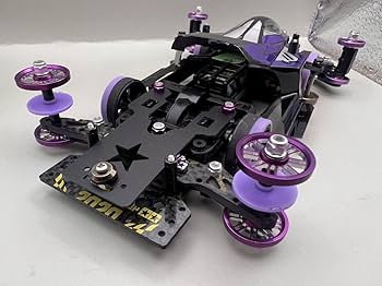 ミニ四駆 CNC精密加工 MSフレキ＋ATアンカーバンパーセット 紫 2025年