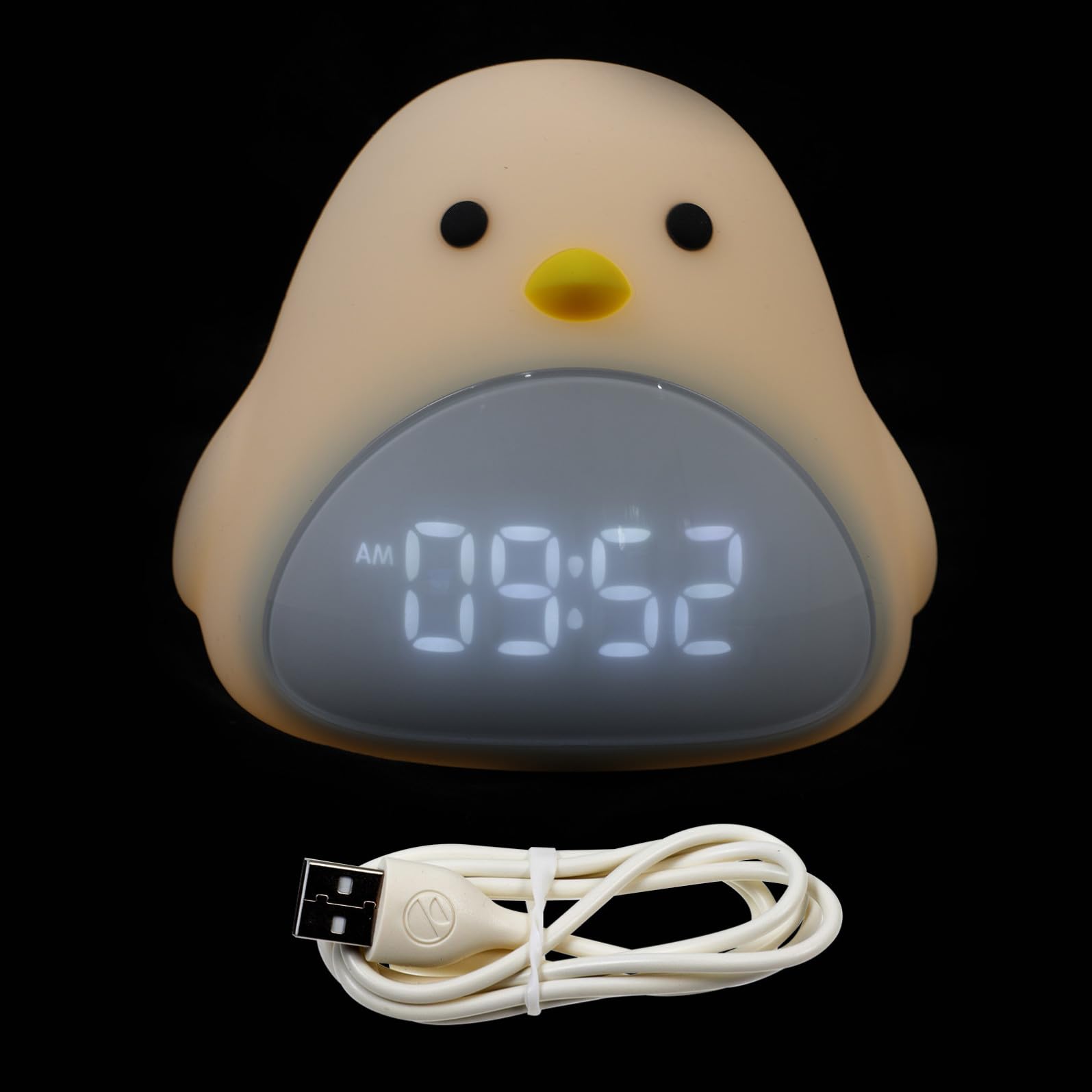 ULTECHNOVO Kinderwecker Nachtlicht Weiß 1200mah 3, 7v Abs für Schlafzimmer
