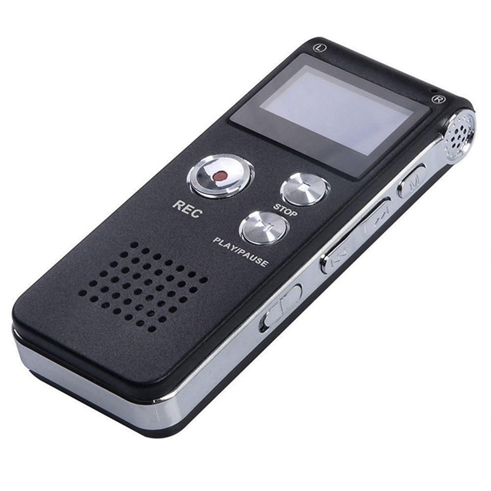 3X Grabadora de Voz 8G, Reproductor MP3 con Reducción de Ruido de Alta Definición, Adecuado para Reuniones y Otras Ocasiones
