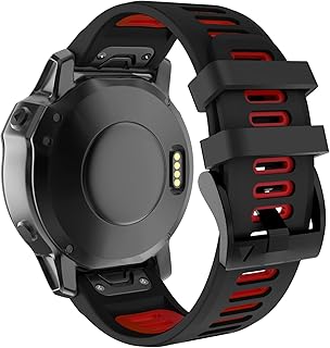 MYSNBKN Compatible with Fenix 5 Bandï¼Œ22mm Soft Silicone Replacement Strap for Fenix 6/Fenix 6 Pro/Fenix 5 Plus/Fenix 7/Forerunner 935/Forerunner 945/Approach S60/Quatix 5 Smartwatch