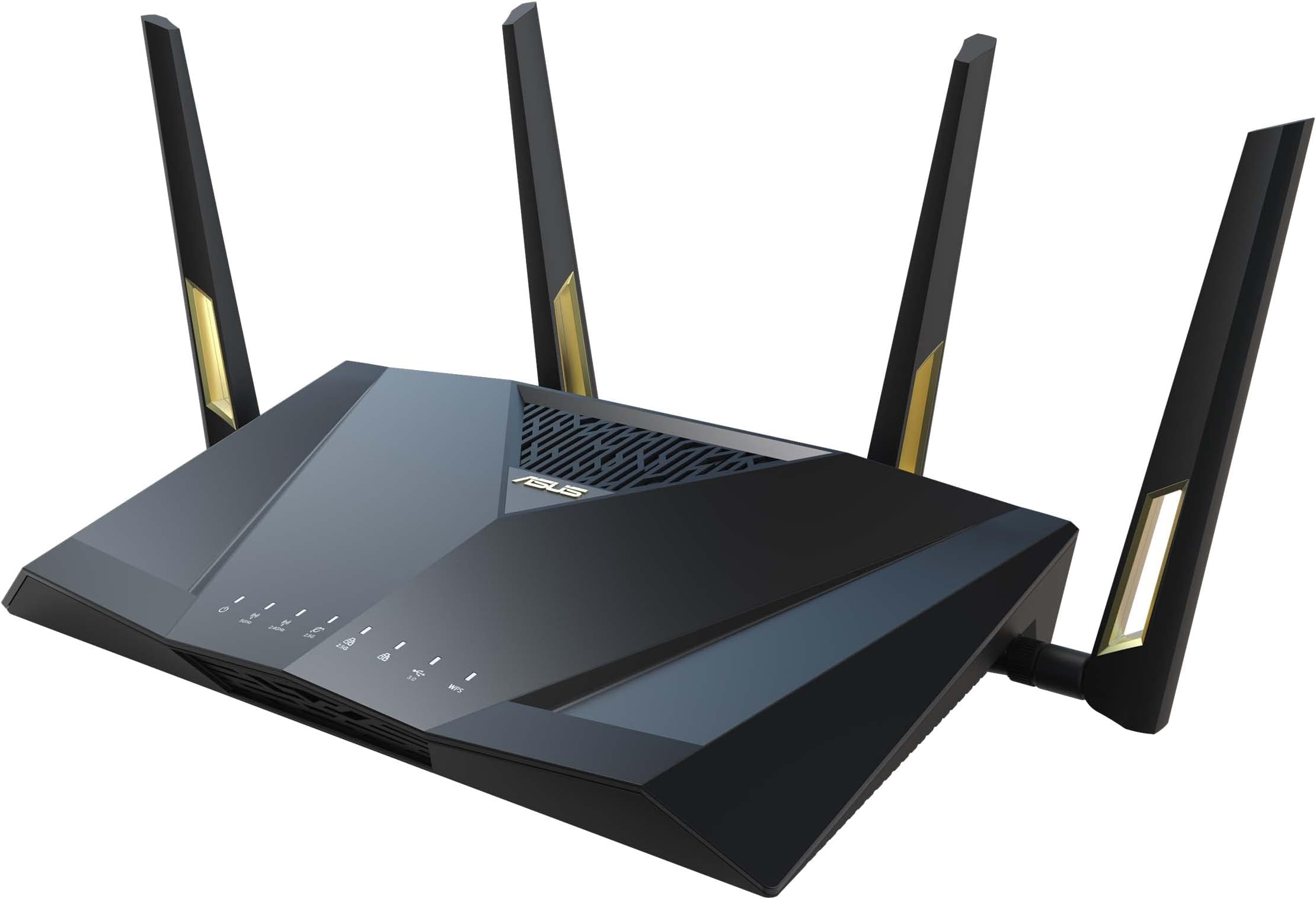 ASUS RT-AX88U Pro (AX6000) Dual Band WiFi 6 Extendable Gaming Router, Dual 2.5G Ports, ASUS Rangeboost Plus, Free Network Security, VPN, AiMesh Compatible, 4G 5G Router Replacement