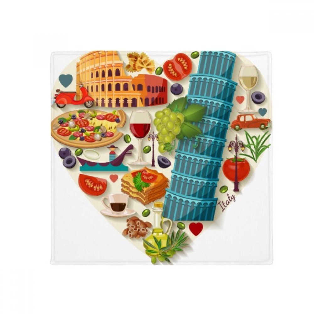 Tapis de sol cuisine et maison Italie Cœur Théâtre Romain 80 cm