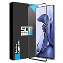 SupCares Tempered Glass for Xiaomi 11T Pro, Xiaomi 11T, Xiaomi 11i and Xiaomi 11i Hypercharge (6.67 Inch) With Installation Kit | 9H Edge to Edge Screen Protector|Black gallery image