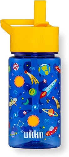 Miniatura 3 de Wildkin Paquete de lonchera con botella de agua reutilizable de 16 onzas (fuera de este mundo)