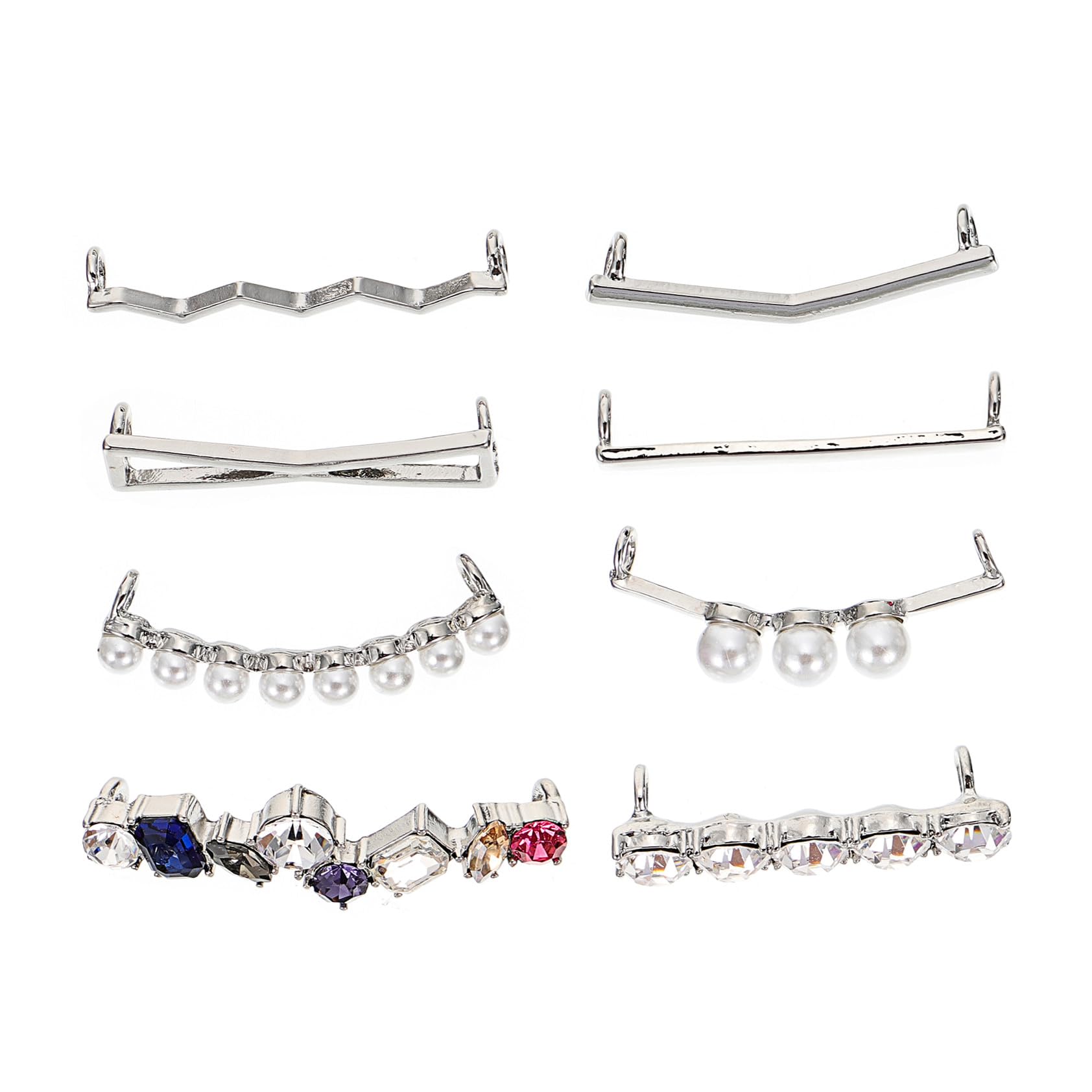 Pz Decorazione fibbia in pizzo fibbia per lacci delle scarpe con strass scarpe con fibbia in pizzo clip per scarpe clip scarpe arredamento fibbie sicure per lacci delle scarpe