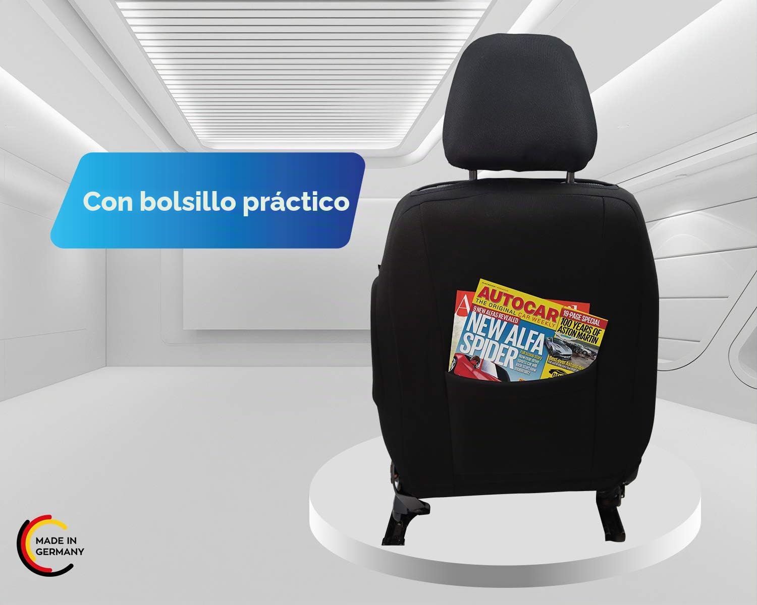 Bremer SITZBEZÜGE Fundas de Asiento a Medida para Mercedes Vito V Clase W447 910