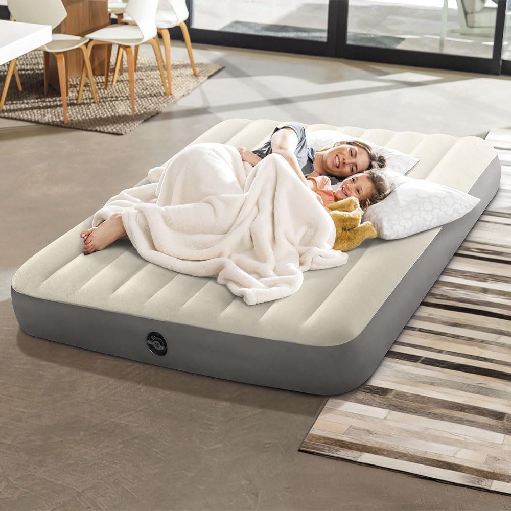 Intex 64103 Fibertech Deluxe High Colchón Hinchable 152 x 203 cm Multicolor