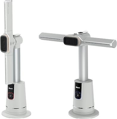 Shark TurboBlade Cool+Heat 2en1, Thermo IQ, télécommande, oscillation, tour sans pales, blanc/perle, TH200EUWH
