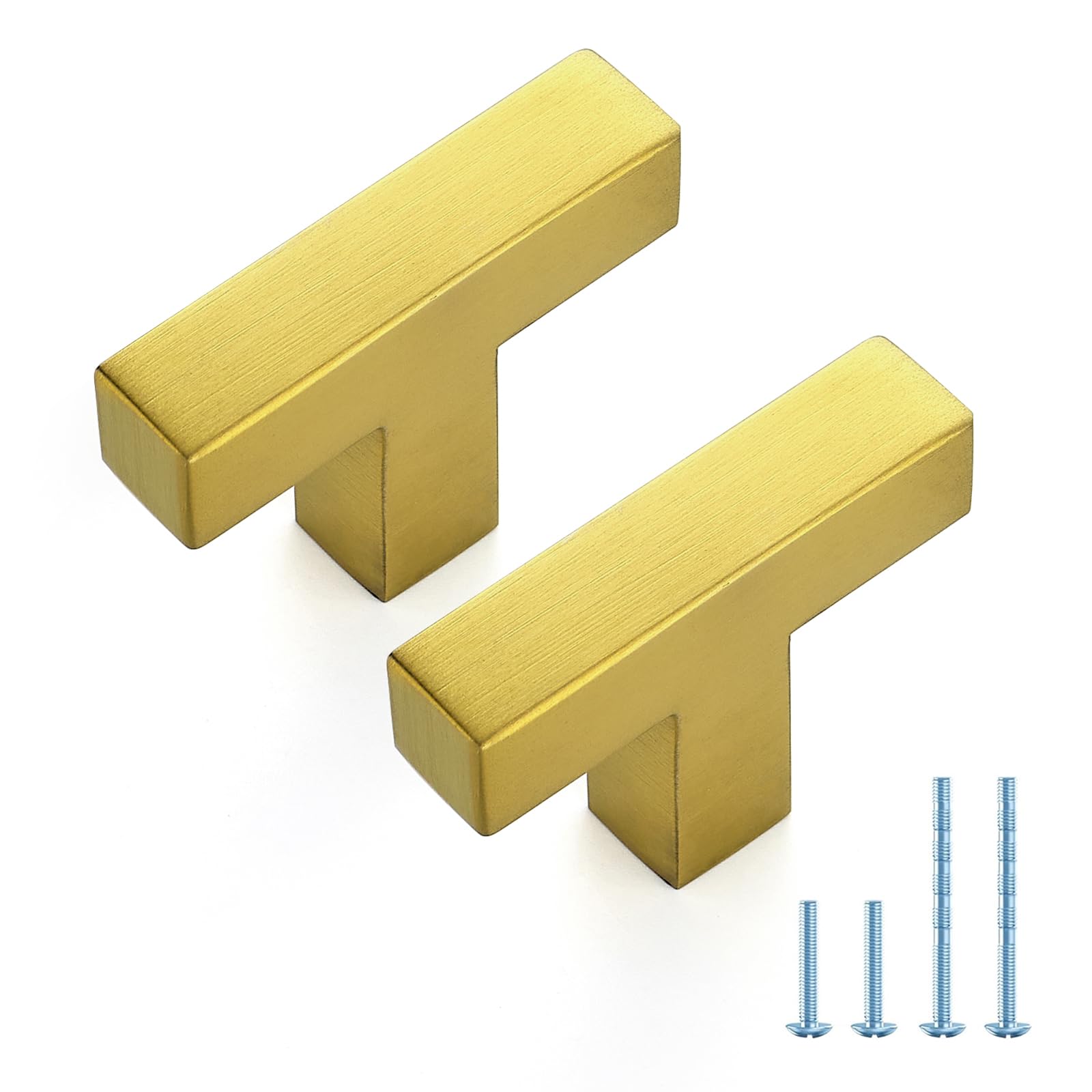 Gold Cabinet Pulls - JOY DECOR Stainless Steel -18