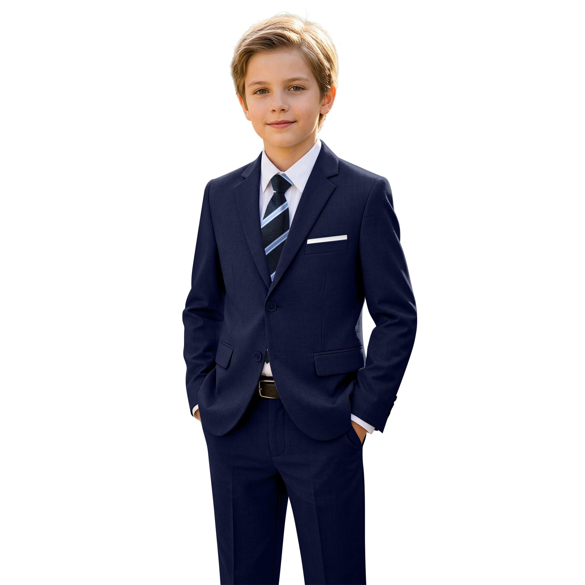 Jungenanzug, schmale Passform, 5-teilig, Anzüge für Kinder, Smoking, Hochzeit, Ringträger, Outfit, formelle Kleidung