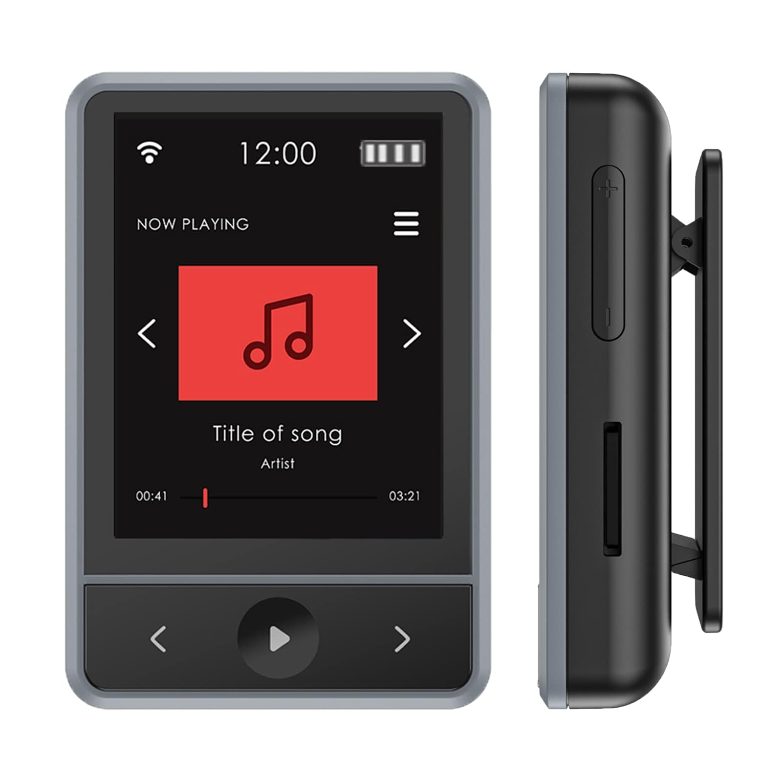 CCHKFEI 32GB Clip MP3 Player Bluetooth 5.0,Portable Sport Walkman 32GB MP3 Player with Bluetooth FM Radio Headphones Stopwatch Voice Recorder for Sport Running Audio Music Digital MP3 Players