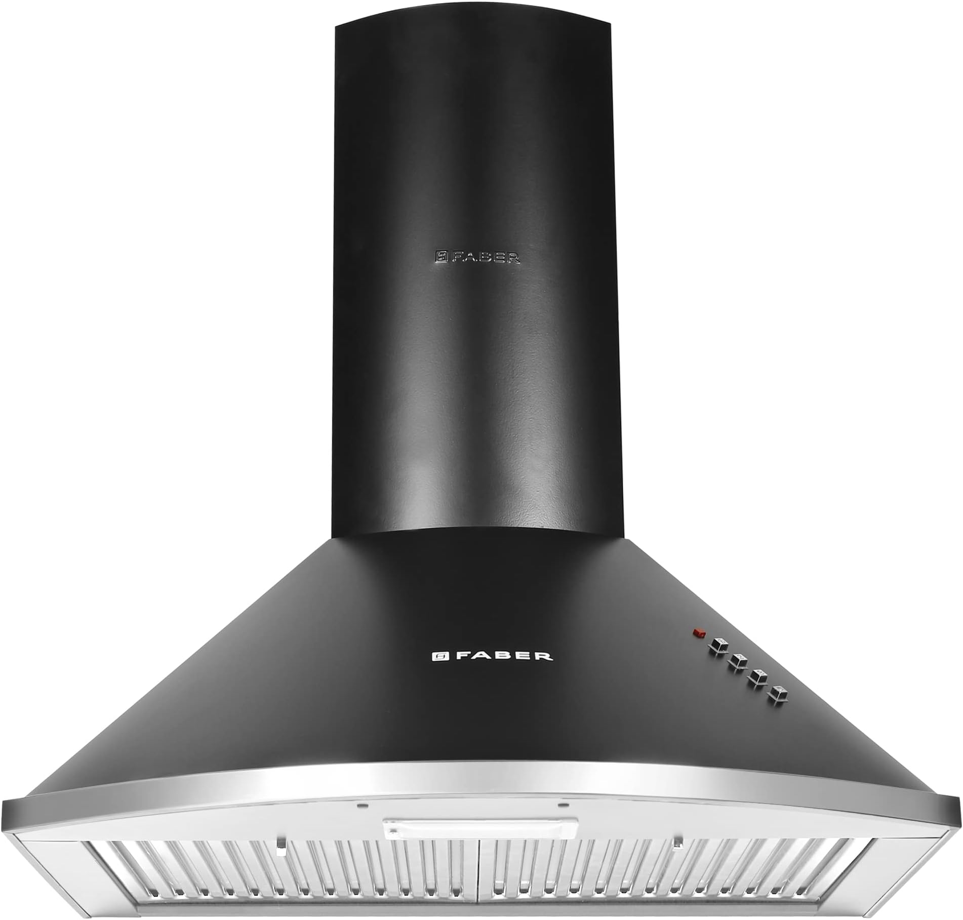 60 cm 1000 m³/hr Pyramid Kitchen Chimney || Baffle Filter || Push Button || 12 Years warranty on Motor|| Motor- 240 Watt || HOOD CLASS PRO PB BK LTW 60, Black