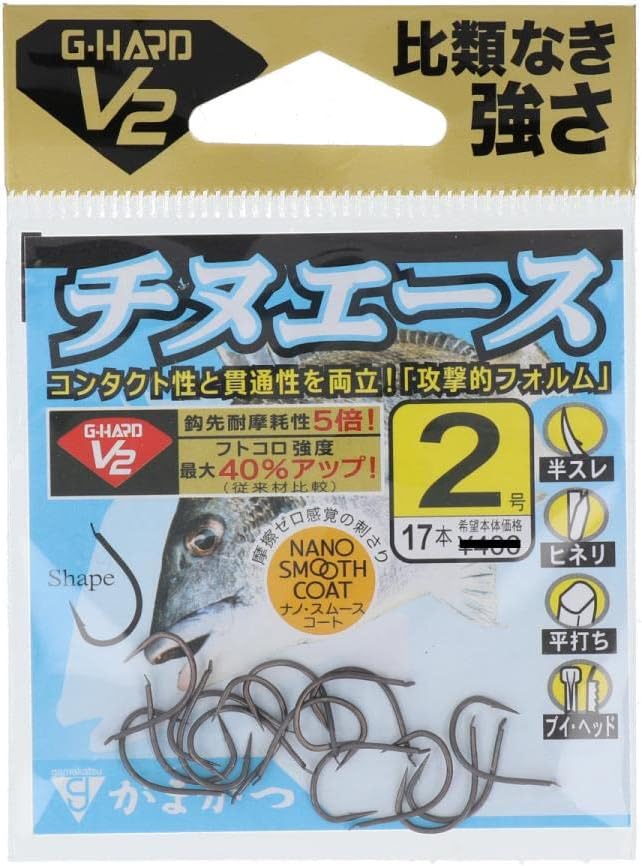 Gamakatsu G-Hard V2 Chinuace Nano Smooth Coat, No. 2