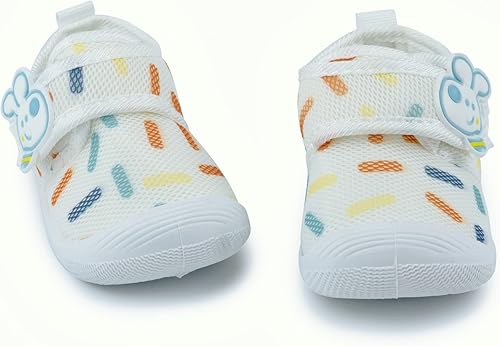 Miniatura 6 de WILLFUN Zapatos chirriantes para bebés, niños y niñas, tenis para primeros caminos, suela suave, para niños pequeños de 0 a 3 años