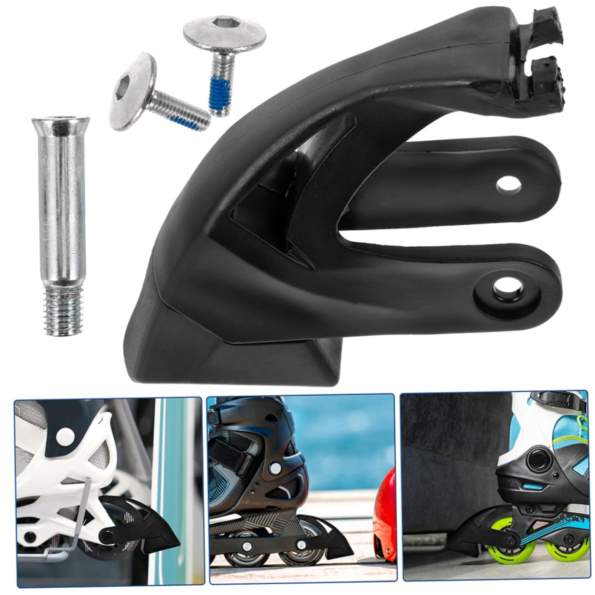 Toddmomy Accessoires De Frein Accessoires De Roller Accessoires De Patins à roulettes Bouchon De Patin à roulettes Patins De Frein Fournitures De Patins à Roues Alignées Fer
