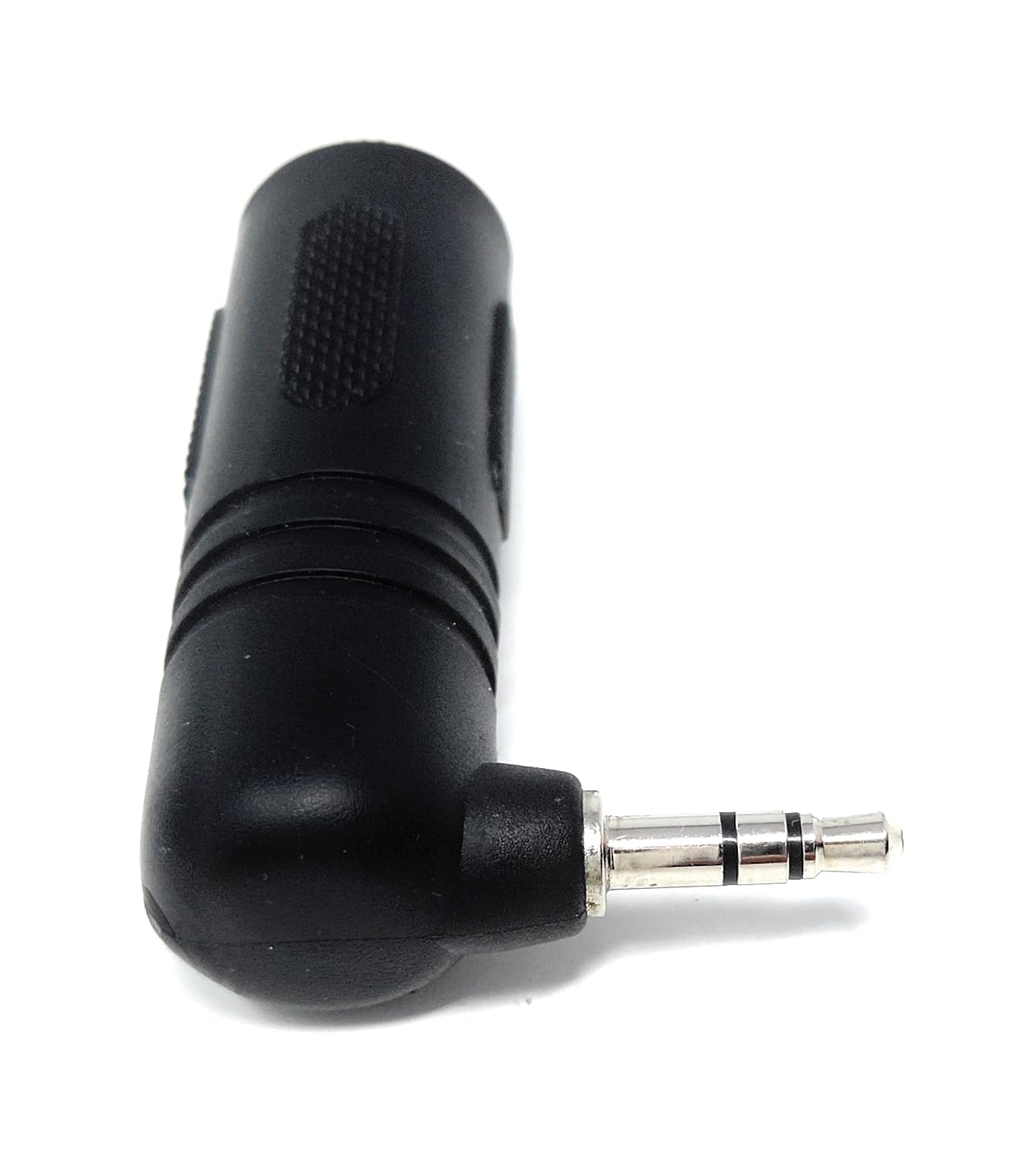 DRUT 1pcs. Right Angled 3.5mm to 6.35mm Jack Socket Stereo Jack Plug Cable AUX Adapter (Black) - Image 4