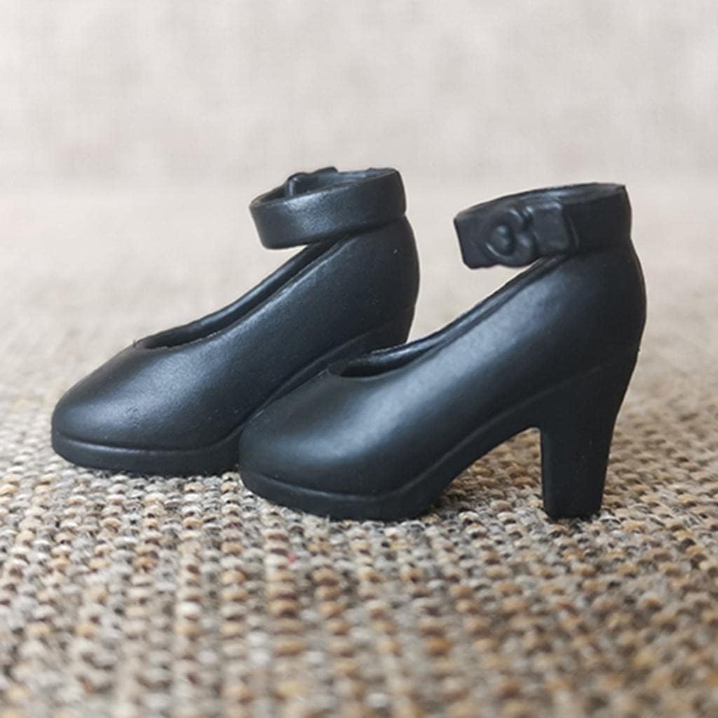 1/6 Shoes Blythe//Azoneac Girl Doll Shoes for Ball Jointed, Black
