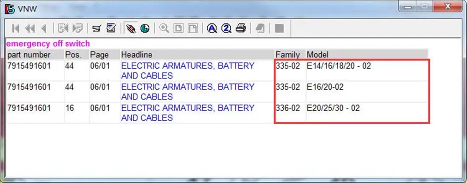 Interruttore di Arresto di Emergenza for carrelli elevatori 7915491601 Adatto for carrelli elevatori elettrici 335 336 E14 E16 E18 E20 E25 E30