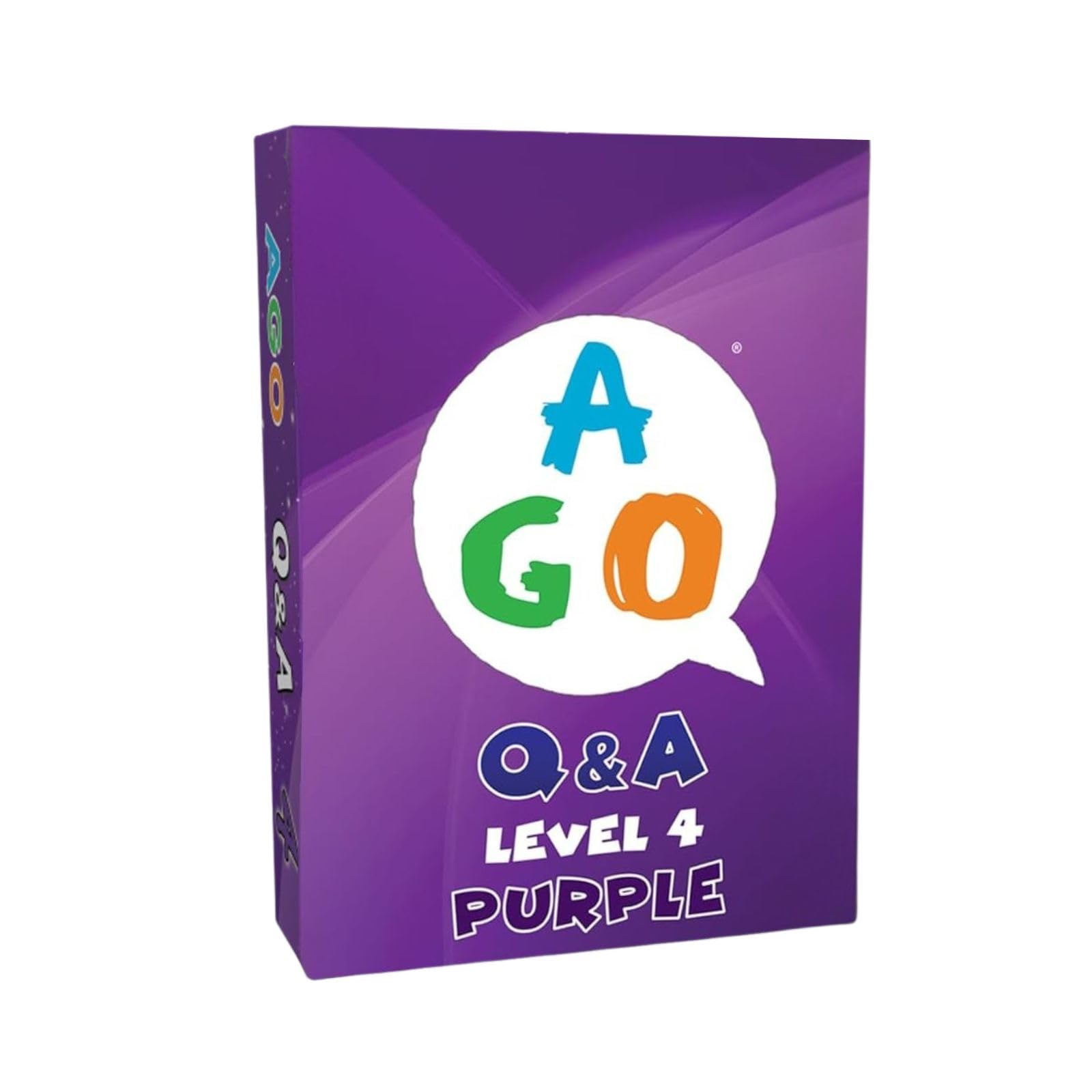 Amazon | AGO Q&A パープル レベル4 英語 カードゲーム AGO Card Game